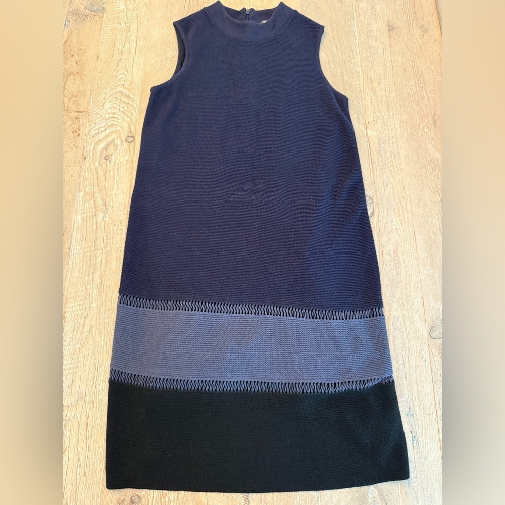 NIC + ZOE Knit Sleeveless Pullover Dress Lined M